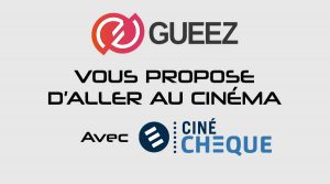 Acheter place de cinéma en ligne avec Gueez