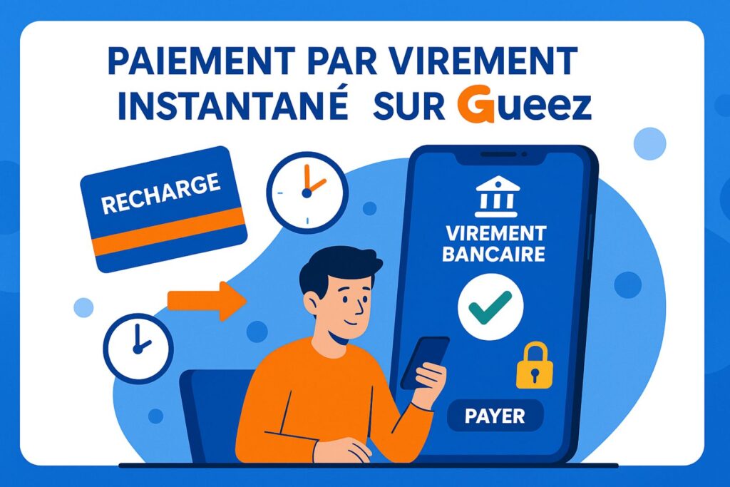Acheter recharge par virement instantané